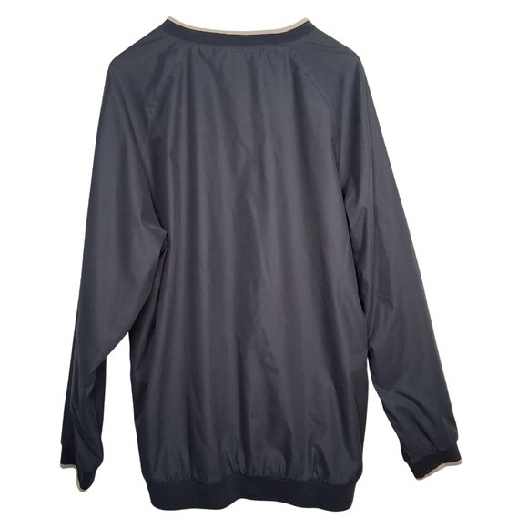 AIRBUS Windbreaker Wind Shirt XL Blue V Neck Pullover Airplane Aviation Flight - Picture 2 of 10